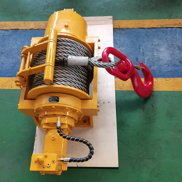 Small Hydraulic Landing Lifting 20 Ton Winch with Brake