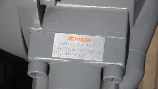 Tosion OEM ODM 0,5/0,8/1/2/5/6/810/15/20 тонн 2000gk Маленькая двухскоростная гидравлическая лебедка для морского грузовика для продажи