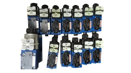 Гидравлический клапан прямого управления Rexroth 4we6 4we10 4wh 4we3 4we4 12V/24V Соленоидный направляющий клапан/Редукционный клапан/Клапаны погрузчика/Клапан обратного давления